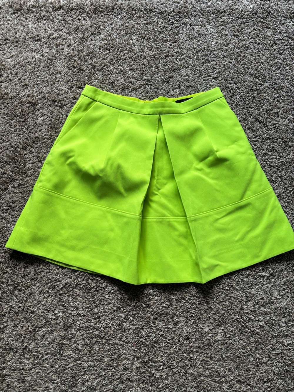 J. Crew Neon Lime Skirt